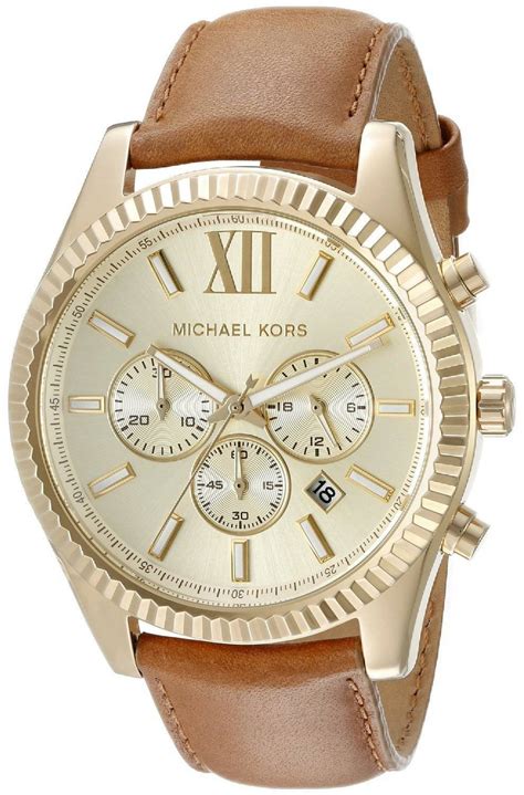 kors lexington michael kors herrenuhr chronograph|michael kors lexington gold.